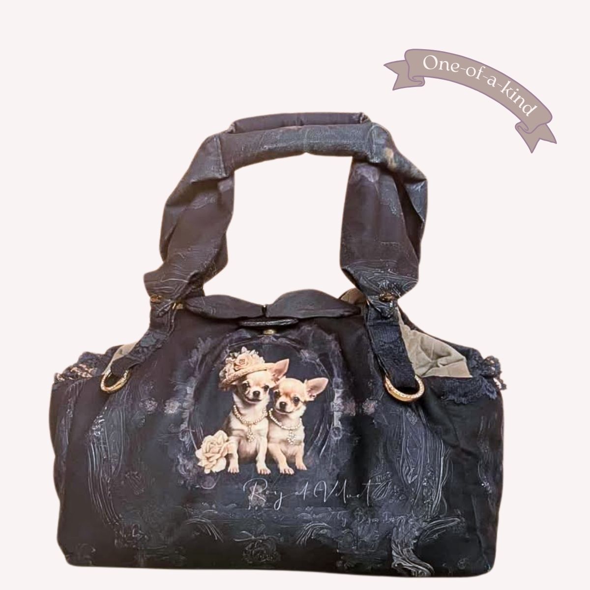 Borsa Royal Velvet Chihuahua