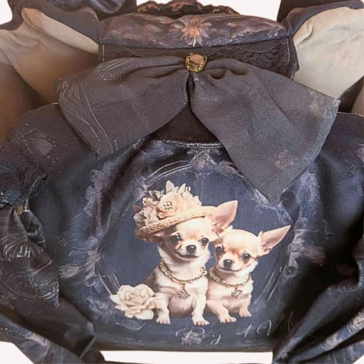Borsa Royal Velvet Chihuahua